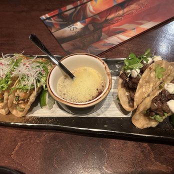 Sushisamba - Crispy Taquitos (one order yellow tail and one order wagyu) - Asian Fusion Near Me - Las Vegas, Nevada