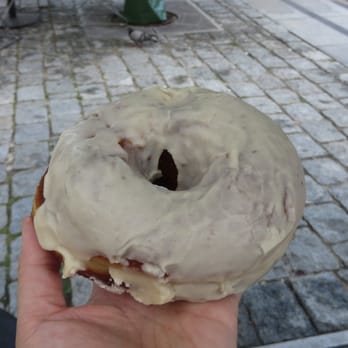 Union Square Donuts - vanilla bean donut $3 8/2014 - Donuts Near Me - Somerville, Massachusetts Union Square Donuts - vanilla bean donut $3 8/2014 - Donuts Near Me - Somerville, Massachusetts