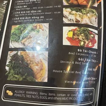 Anh Hong Saigon - Menu - Vietnamese Near Me - Milpitas, California