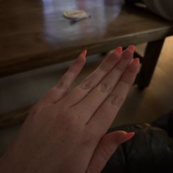 Mlux Spa & Nails Lounge - I wanted peachy French tips and that's exactly what I got plus a great environment