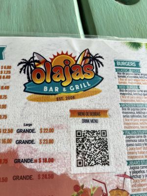 Menu photo 1 Olajas Bar & Grill Aguada, PR Menu photo 1 Olajas Bar & Grill Aguada, PR