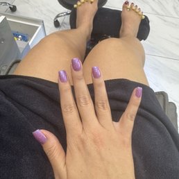 Mani and pedi at Apple Nailed It Spa!