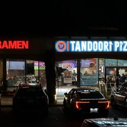 Tandoori Pizza - Outside. Across street from Dairy Queen. Next to Ramen.