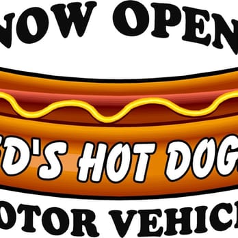 Ed's Hot Dogs - a hot dog with mustard and ketchup - Hot Dogs Near Me Ed's Hot Dogs - a hot dog with mustard and ketchup - Hot Dogs Near Me