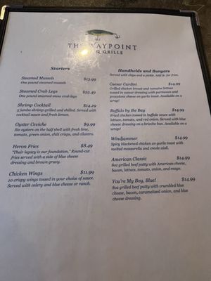 Menu photo 1 The Waypoint Bar & Grille Chaumont, NY