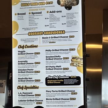 Grater Grilled Cheese - Menu (July 2024) - American Near Me - Irvine, California