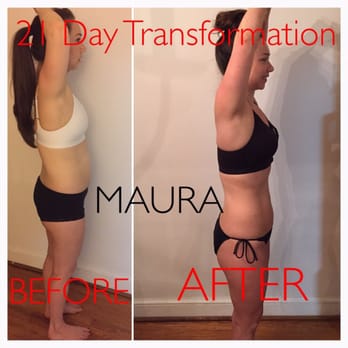 Clarendon Personal Training - Check out our latest transformation winner, Maura. In 21 days, she lost 4.6% body fat and 10lbs. What an inspiration she is!!! WELL DONE!!! - Gyms Near Me - Arlington, Virginia