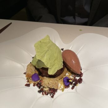 Herons - chocolate: tainori 64 percent, sicilian pistachio, matcha, cantonese cocoa - Breakfast & Brunch Near Me - Cary, North Carolina Herons - chocolate: tainori 64 percent, sicilian pistachio, matcha, cantonese cocoa - Breakfast & Brunch Near Me - Cary, North Carolina