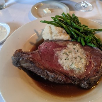 The Back Burner Restaurant - Prime rib again because it was soooo Good - French Near Me - Macon, Georgia