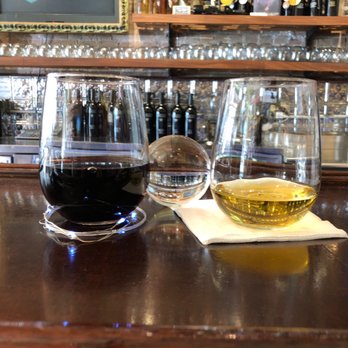 Caduceus Cellars - Barbera on the left and Dos Ladrones on right - Wineries Near Me - Jerome, Arizona