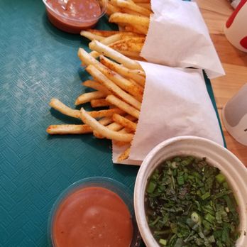 Big Dipper - Very good spice coated fries with Thai peanut dipping sauce - Sandwiches Near Me - Park City, Utah