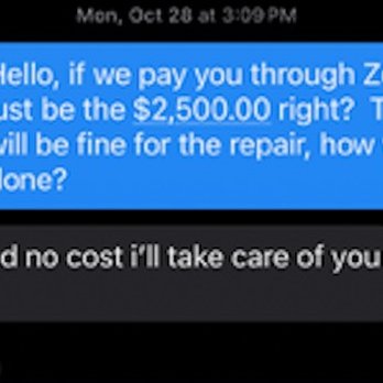 Elite Pro Flooring - No cost for the repair was told to us on 10/28/24. Oscar was made aware of the sharp edges on 11/7. - Flooring Near Me Elite Pro Flooring - No cost for the repair was told to us on 10/28/24. Oscar was made aware of the sharp edges on 11/7. - Flooring Near Me