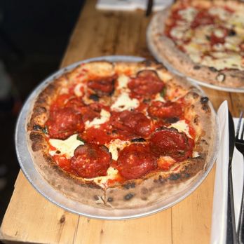Milkflower - Spicy Soppressata Pizza - Pizza Near Me - Astoria, New York Milkflower - Spicy Soppressata Pizza - Pizza Near Me - Astoria, New York