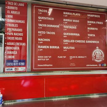 Birria El Abuelo - Menu - Mexican Near Me - Los Angeles, California