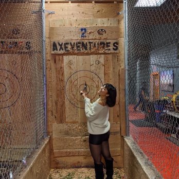 AxeVentures Axe Throwing - At some point, you'll get the bullseye - Axe Throwing Near Me - Berkeley, California