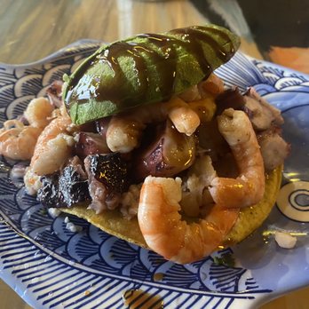 Mariscos El Barco - Tostada mixta - Seafood Near Me - Manassas, Virginia Mariscos El Barco - Tostada mixta - Seafood Near Me - Manassas, Virginia