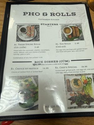 Menu photo 5 Pho & Rolls El Paso, TX Menu photo 5 Pho & Rolls El Paso, TX