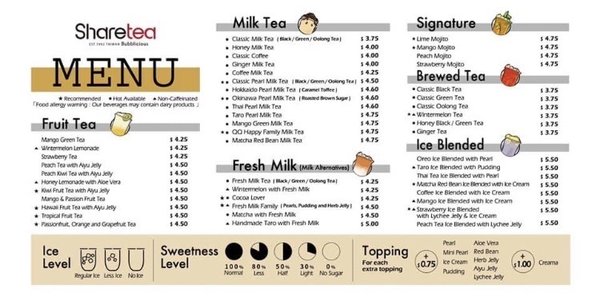 Menu photo 8 Sharetea Oklahoma City, OK Menu photo 8 Sharetea Oklahoma City, OK