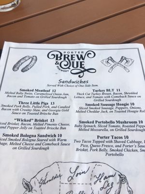Menu photo 3 Porter Brew & Que Brewery Dunwoody, GA Menu photo 3 Porter Brew & Que Brewery Dunwoody, GA