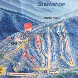 Silver Creek - Ski map