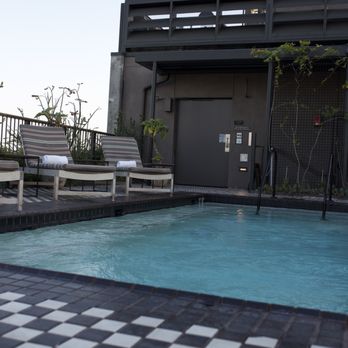 Cara Cara - Pool lounge area - New American Near Me - Los Angeles, California Cara Cara - Pool lounge area - New American Near Me - Los Angeles, California