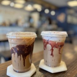 Prep Coffee - Cherry Mocha & Rainbow Cookie Latte