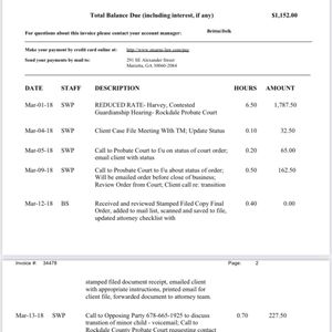 Photo of Stearns-Montgomery & Proctor - Marietta, GA, United States. They do things without your knowledge and permission and bill you for it. Pad bills to exhaust retainer.