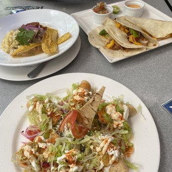 River Café - Ceviche , fish tacos con plantain chips y chicken taquitos with salad - Mexican Near Me - Puerto Vallarta, JAL River Café - Ceviche , fish tacos con plantain chips y chicken taquitos with salad - Mexican Near Me - Puerto Vallarta, JAL