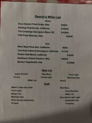 Menu photo 2 Deorio's Columbus, GA Menu photo 2 Deorio's Columbus, GA