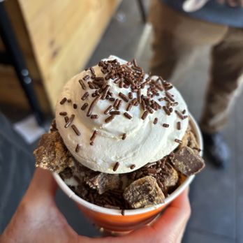 The Scoop N Scootery - PEANUT BUTTER BOMB - Ice Cream & Frozen Yogurt Near Me - Allston, Massachusetts