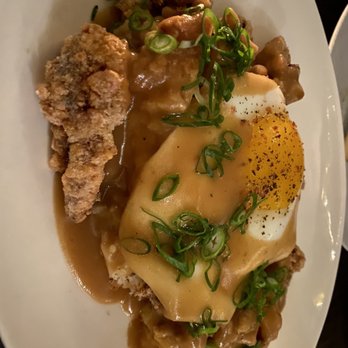 Noreetuh - Mochiko Chicken Loco Moco - New American Near Me - New York, New York Noreetuh - Mochiko Chicken Loco Moco - New American Near Me - New York, New York