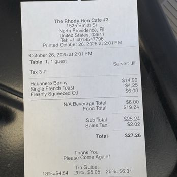 The Rhody Hen Cafe - Breakfast & Brunch Near Me - North Providence, Rhode Island