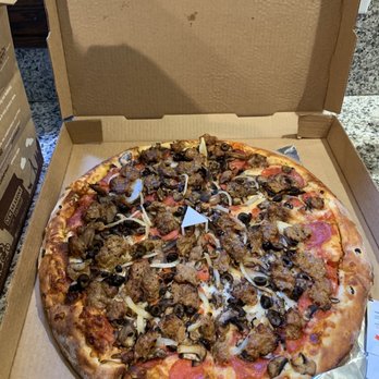 Flying Pie Pizzeria - #2 pizza has sausage, pepperoni, onion, black olives :) - Pizza Near Me - Issaquah, Washington Flying Pie Pizzeria - #2 pizza has sausage, pepperoni, onion, black olives :) - Pizza Near Me - Issaquah, Washington