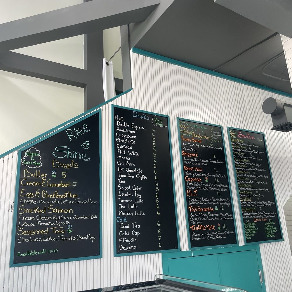 Sprouty - Menu - Gluten-Free Near Me - Toronto, Ontario