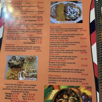 Mi Parrilla - Menu - Mexican Near Me - Fort Wayne, Indiana