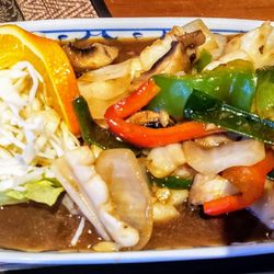 Ban Thai - Pad Prik Squid at Ban Thai