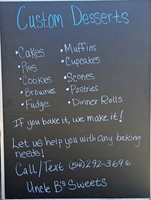 Menu photo 2 Uncle B’s Sweets Rogue River, OR