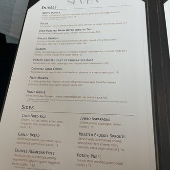 Se7en - Menu - Asian Fusion Near Me - Houston, Texas
