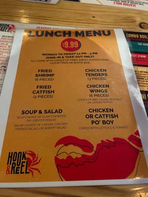 Menu photo 3 Hook & Reel Cajun Seafood & Bar WYNCOTE, PA Menu photo 3 Hook & Reel Cajun Seafood & Bar WYNCOTE, PA