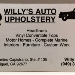 Willy's Auto Upholstery