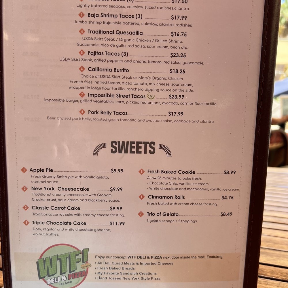 Wtf  Burger Bar - Menu - American Near Me - Cabo San Lucas, BCS
