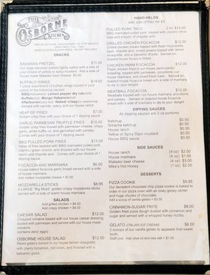 Menu photo 2 Osborne Pizza Kitchen Los Angeles, CA Menu photo 2 Osborne Pizza Kitchen Los Angeles, CA