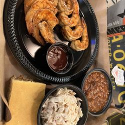 Mission BBQ - BBQ glazed shrimp