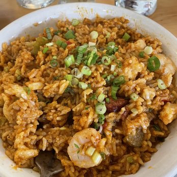 Poboyz - 1. Jambalaya with shrimp and sausage - Cajun/Creole Near Me - Tigard, Oregon Poboyz - 1. Jambalaya with shrimp and sausage - Cajun/Creole Near Me - Tigard, Oregon