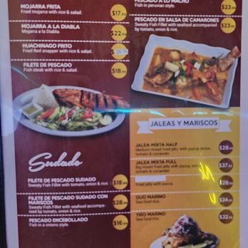 Somos Peru - Menu 3 - Peruvian Near Me - Lilburn, Georgia