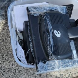 Donating all our old and extra electronics