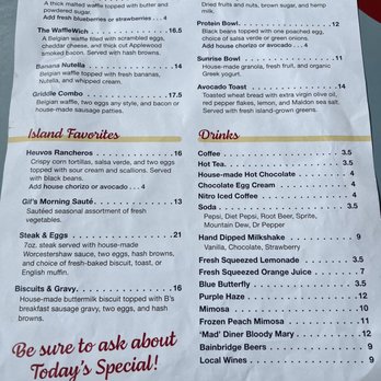 The Madison Diner - Breakfast menu back - American Near Me - Bainbridge Island, Washington The Madison Diner - Breakfast menu back - American Near Me - Bainbridge Island, Washington