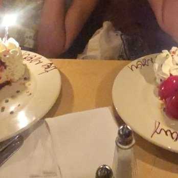 The Cheesecake Factory - Birthday cheesecakes - red velvet and strawberry. - American Near Me - Henderson, Nevada The Cheesecake Factory - Birthday cheesecakes - red velvet and strawberry. - American Near Me - Henderson, Nevada