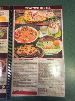 Menu photo 5 Casa Mexico Eagle, CO
