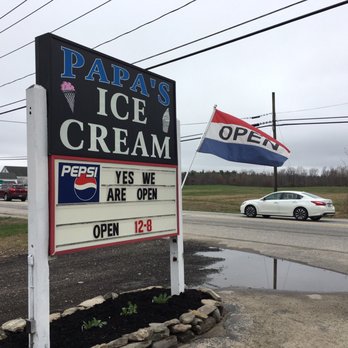 Papa's Ice Cream - Ice Cream & Frozen Yogurt Near Me - Standish, Maine